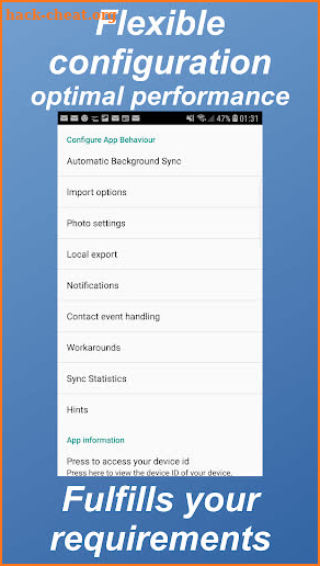 ContactSync - CardDAV and more screenshot