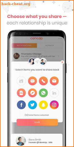 Contap Social - Networking & Events Made Easy screenshot