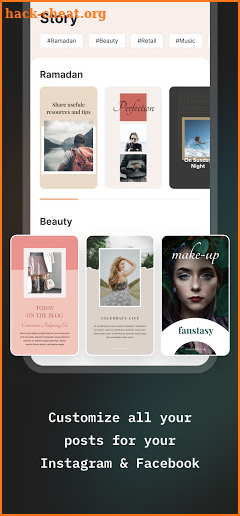 Content Creation For Instagram | Post Maker App screenshot