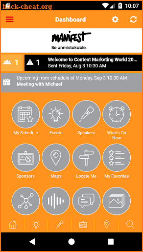 Content Marketing World screenshot