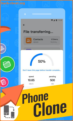 Content Transfer - File Transfer & Phone Clone screenshot