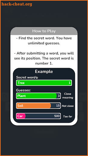 Contexto: Original Word Game screenshot