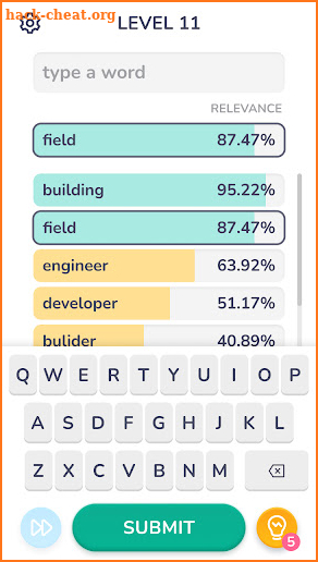 Contexto-Unlimited Word Find screenshot