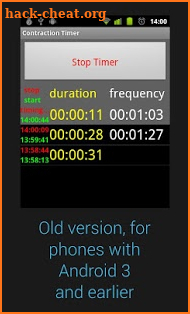 Contraction Timer Donate screenshot