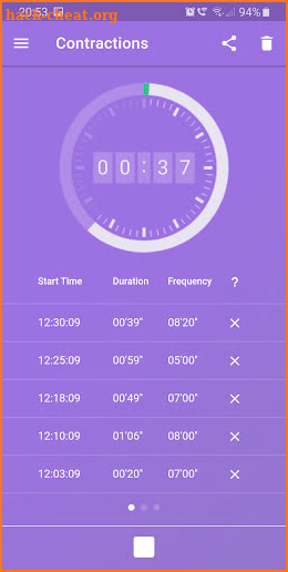 Contraction Timer PRO screenshot