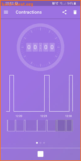 Contraction Timer PRO screenshot
