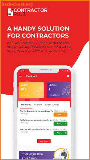 Contractor+: Estimate, Invoice, Project Management screenshot