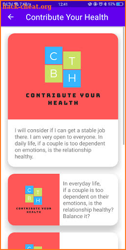 Contribute Your Health screenshot