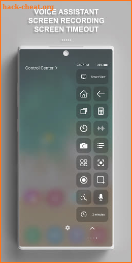 Control Center screenshot
