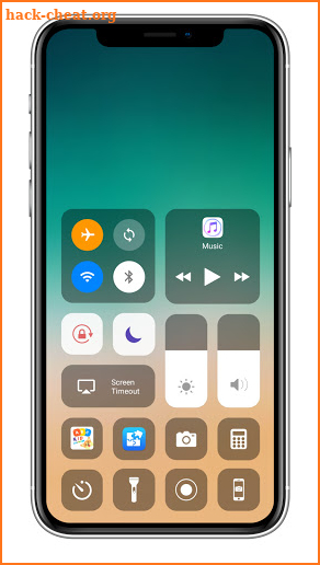 Control Center iOS 15 screenshot