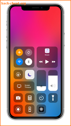 Control Center iOS 15 screenshot