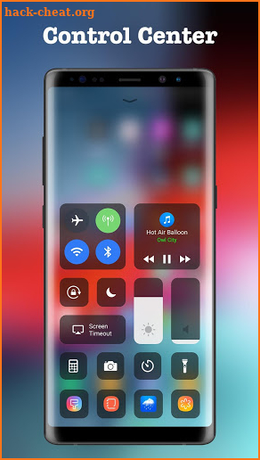 Control Center OS 12 - Phone X screenshot