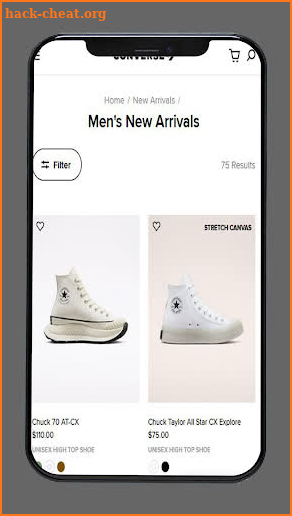 Converse Shoes screenshot