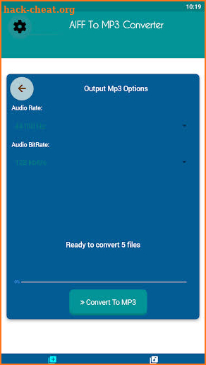 Convert AIFF to MP3 screenshot