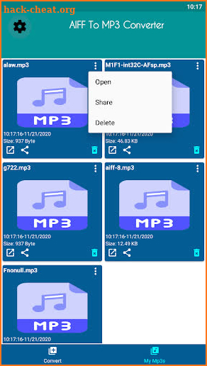 Convert AIFF to MP3 screenshot