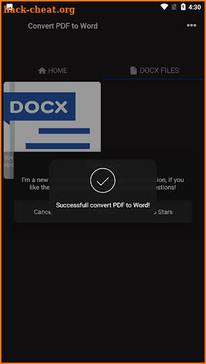 Convert PDF to Word - PDF to DOCX Converter screenshot