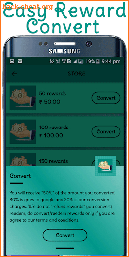 Convert Rewards screenshot