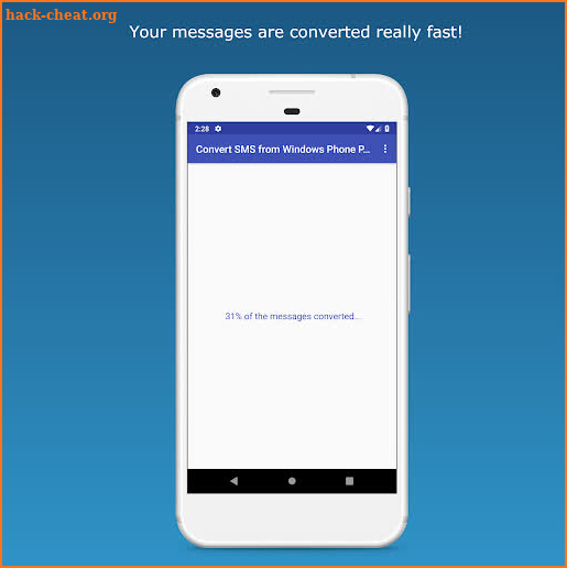 Convert SMS from Windows Phone PRO screenshot