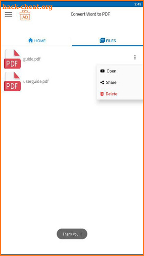 Convert Word to PDF - Documents DOC to PDF screenshot