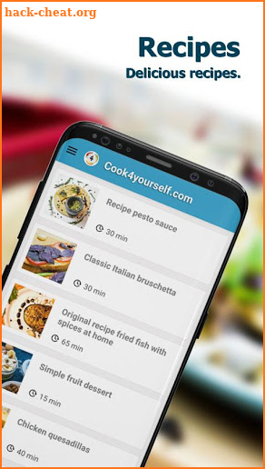 Cook4yourself - Free Recipes and Cookbook screenshot