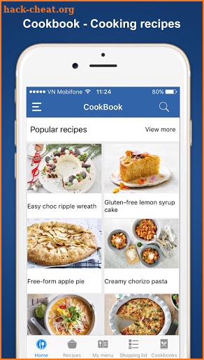 Cookbook - Cooking recipes screenshot
