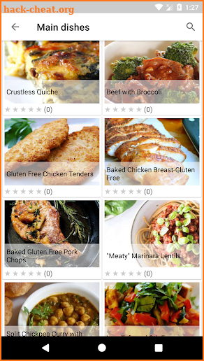 Cookbook Meals screenshot