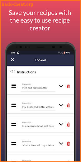 Cookbook - Personal Recipe Manager screenshot