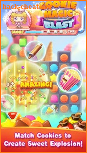 Cookie Magic Blast - Free Match 3 Puzzle Game screenshot