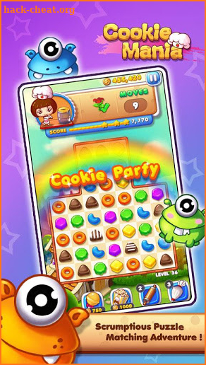 Cookie Mania - Match-3 Sweet Game screenshot