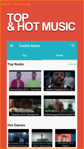Cookie Music-Free Music Videos Player screenshot