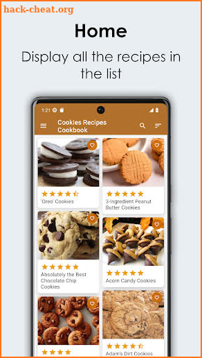 Cookies Recipes Cookbook screenshot