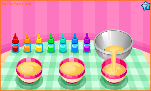 Cooking colorful cupcakes screenshot