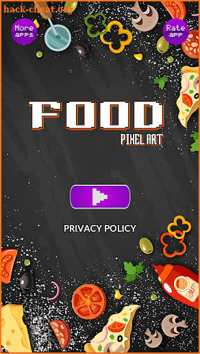 Cooking Food Color by Number - Food Game Pixel Art screenshot