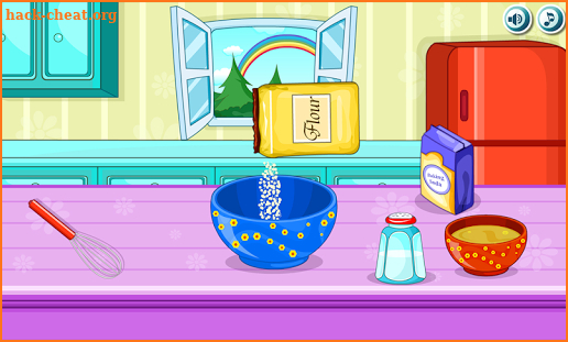 Cooking Rainbow Birthday Cake screenshot