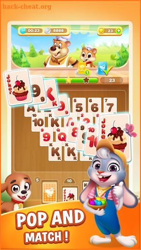 Cooking Solitaire Chef Bear screenshot