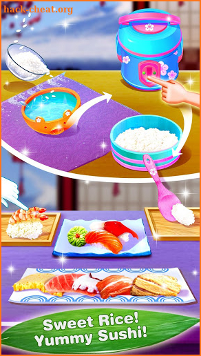 Cooking Sushi Maker - Chef Street Food Game screenshot
