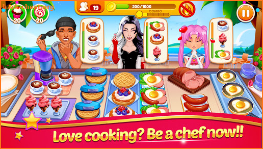 Cooking Tasty Chef : Craze Madness Cooking Games screenshot