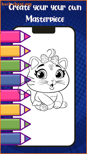 Cool 44 Cats Coloring Cartoon 2021 screenshot
