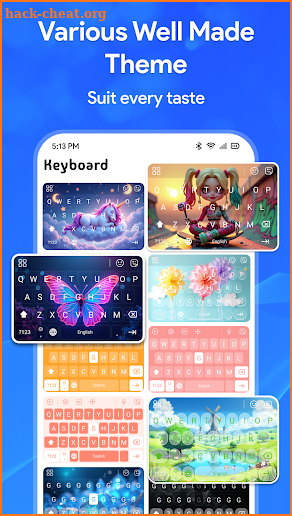 Cool & Fancy Keyboard Themes screenshot