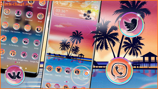 Cool Beach Theme screenshot
