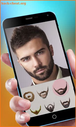 Cool Beard & Mustache Photo Editor-Man Hairstyles screenshot