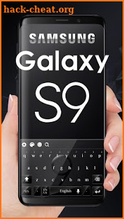 Cool Black Keyboard for Galaxy S9 screenshot