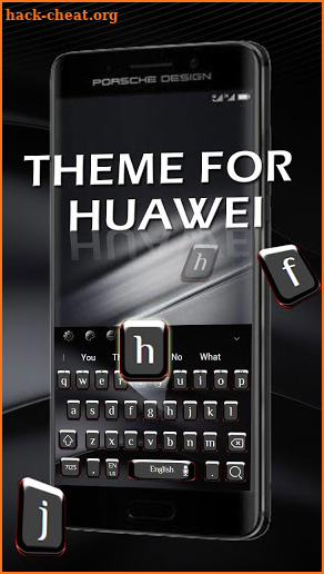 Cool Black Keyboard For HUAWEI screenshot