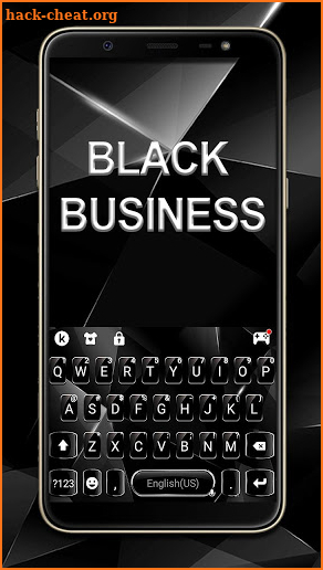 Cool black Keyboard Theme screenshot