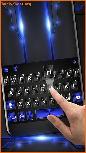 Cool Black Plus Keyboard Theme screenshot