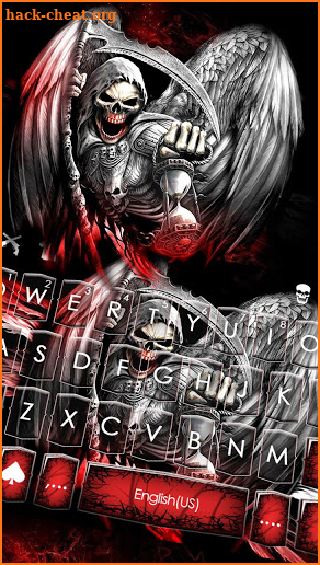 Cool Death Reaper Free Keyboard Theme screenshot