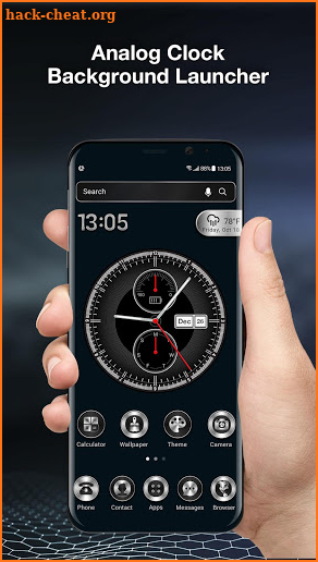 Cool Digital Clock Launcher screenshot