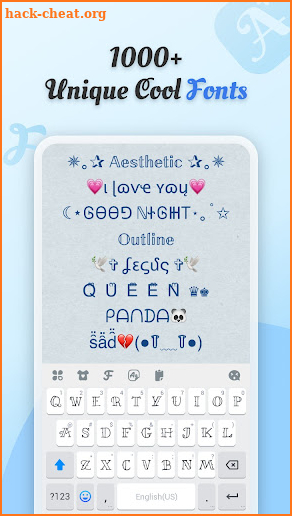 Cool Fonts - Keyboard & Themes screenshot
