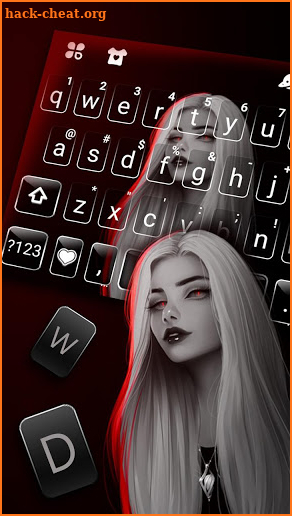 Cool Girl Style Keyboard Theme screenshot