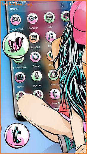 Cool Girl Theme screenshot